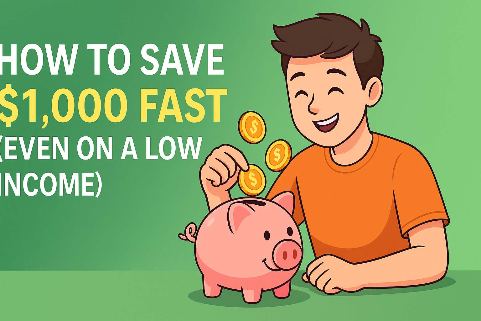 How to Save $1,000 Fast (Even on a Low Income)